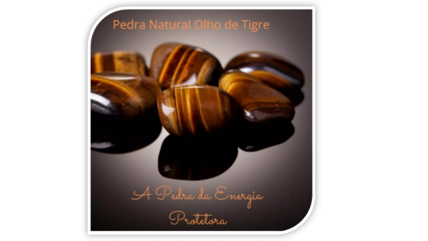 Pedra Natural Olho De Tigre Pedra Da Coragem E Proteção