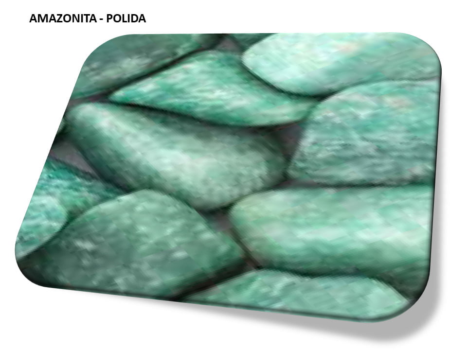 Amazonita Polida Pedra Natural i25