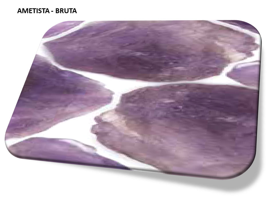 Ametista Bruta Pedra Natural i25 Colares Pulserias e Acessórios