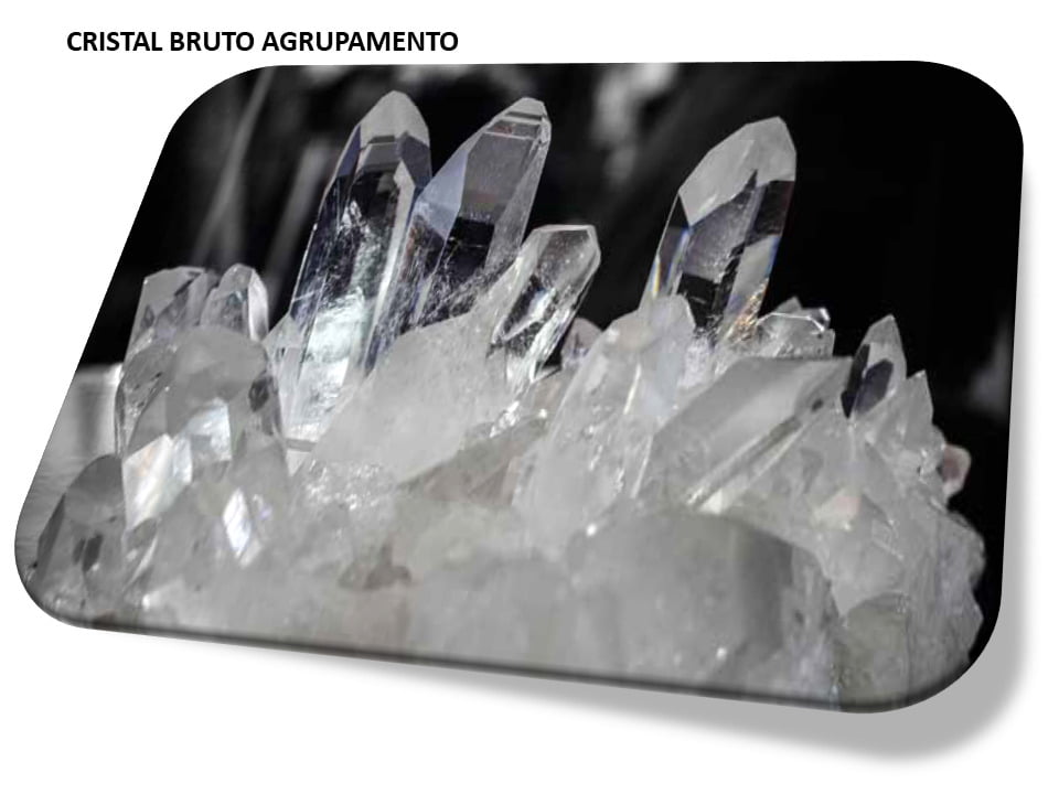 Cristal Agrupamento pedra natural Bruta i25 Pulseiras Colares e Acessórios