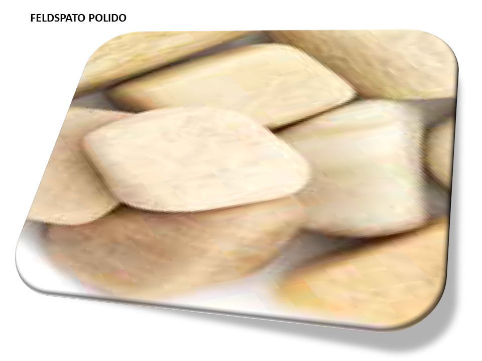 Feldspato pedra natural Polida i25 Pulseiras Colares e Acessórios