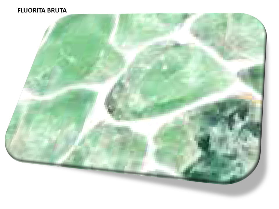 Fluorita pedra natural Bruta i25 Pulseiras Colares e Acessórios