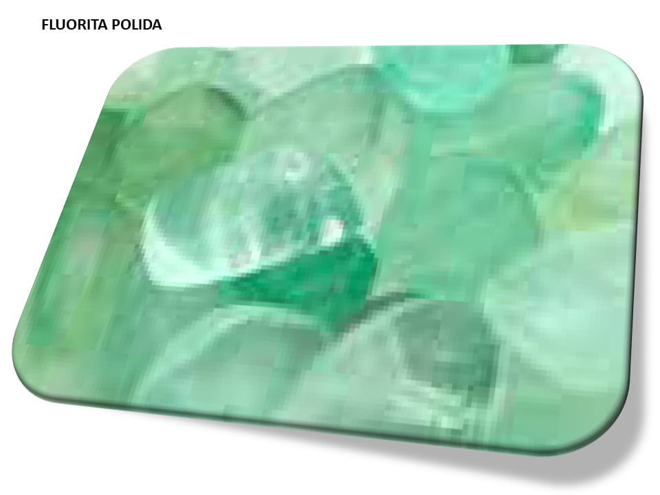 Fluorita pedra natural Polida i25 Pulseiras Colares e Acessórios