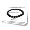 Pulseira Onix Pedra Natural Medidas1 Bolinhas 6mm i25 de Março