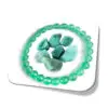 Pulseira Quartzo Verde Ambiente i25 de Março Loja Online Com Fio Silicone Duplo