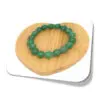Pulseira Quartzo Verde Capa i25 de Março Loja Online Com Fio Silicone Duplo