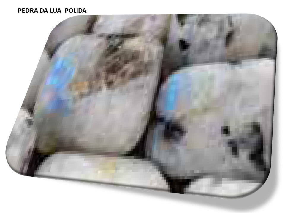 Pedra da Lua pedra natural polida i25 Pulseiras Colares e Acessórios