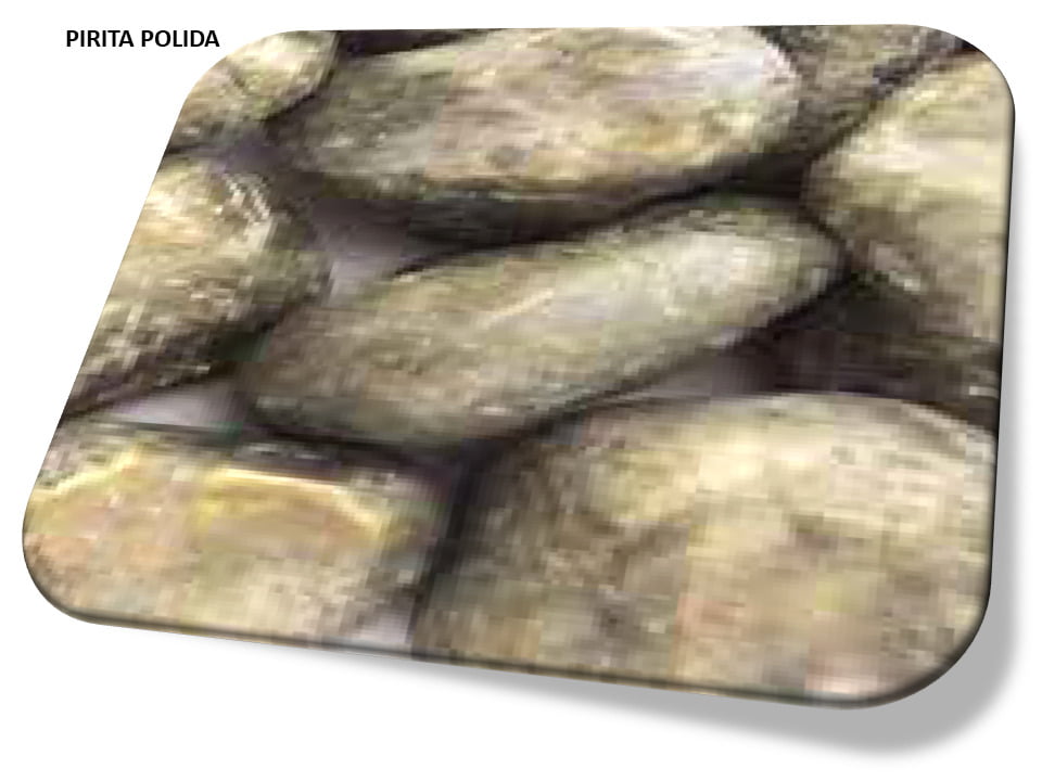 Pirita pedra natural polida i25 Pulseiras Colares e Acessórios