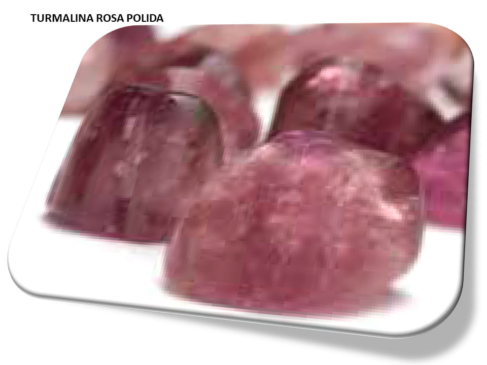 Turmalina Rosa pedra natural polida i25 Pulseiras Colares e Acessórios