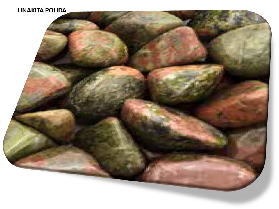 Unakita pedra natural polida i25 Pulseiras Colares e Acessórios