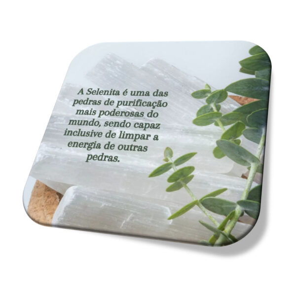 Colar Selenita Laranja Pedra Natural Detalhe Proteção Limpeza Energética