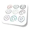 Kit Colar E Pulseira Shoker capa 45cm Pedras Naturais + Embalagem
