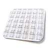 Caixa Com 108 Pares De Brincos 3 Furos De Silicone Strass frente i25 Store Loja Online