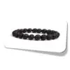 Pulseira Pedra Lava Vulcão Para Aromaterapia Natural detalhe i25 Store Loja Online